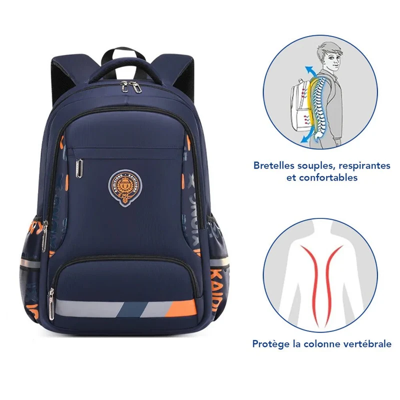 Sac à Dos Garçon Robuste Réfléchissant