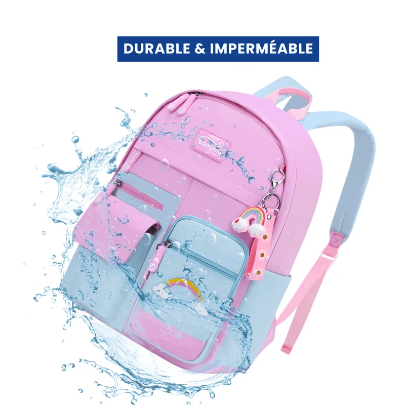 Sac à Dos Fille Arc-en-Ciel Rose Bleu