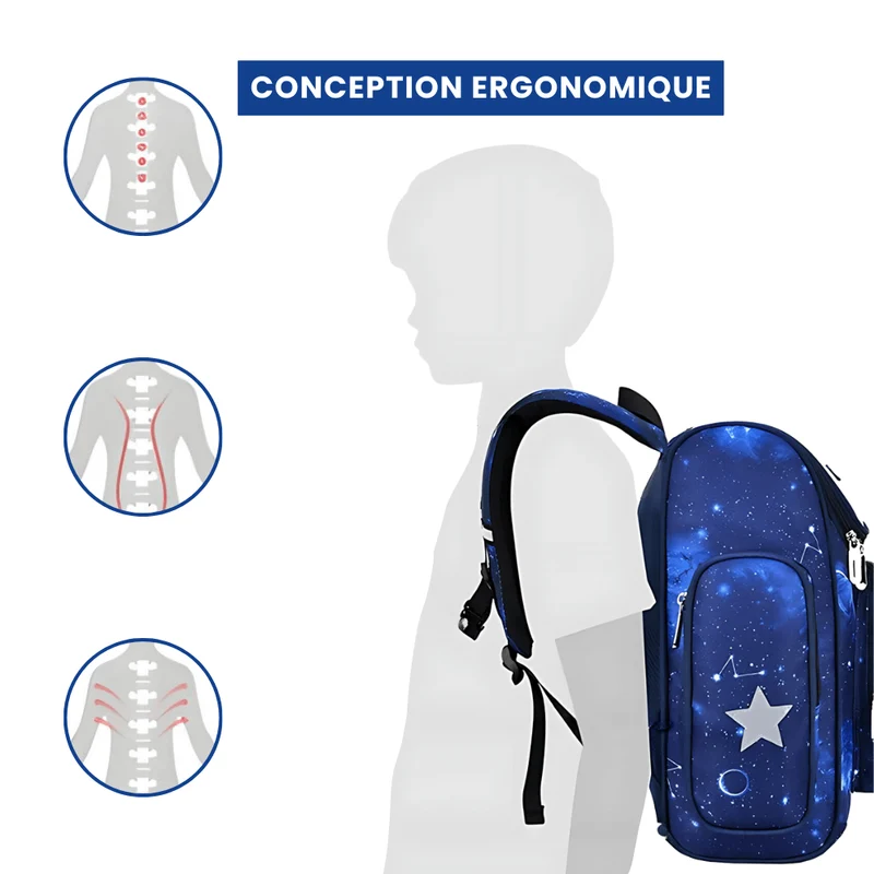 Cartable Orthopédique Imperméable