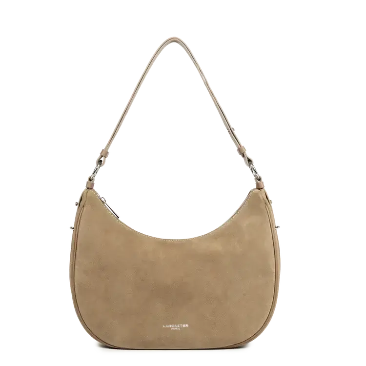 Grand Sac Besace Lancaster Suède 480-082 : Cuir Velours
