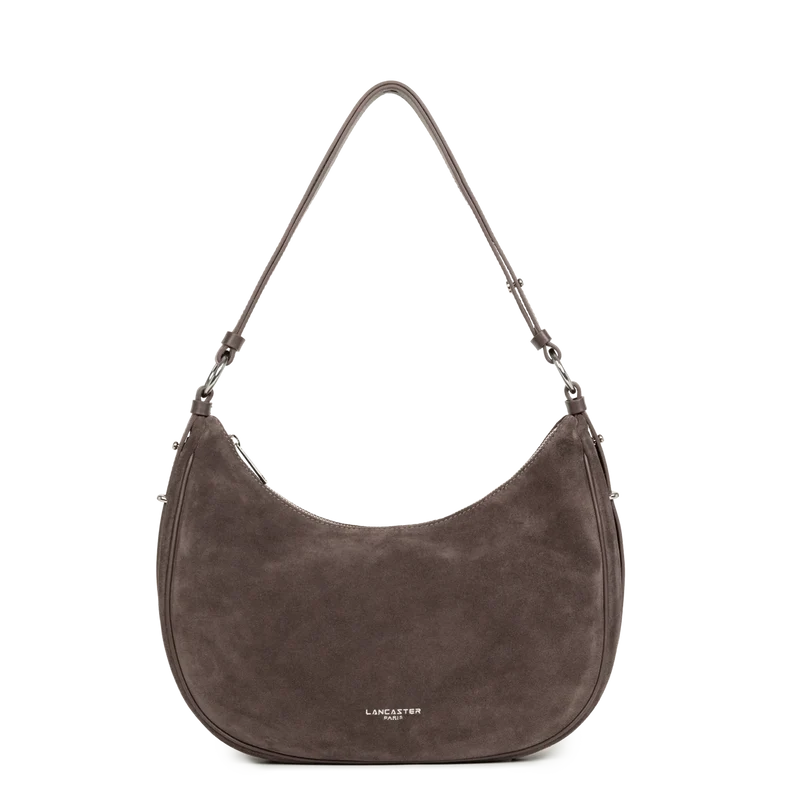Grand Sac Besace Lancaster Suède 480-082 : Cuir Velours