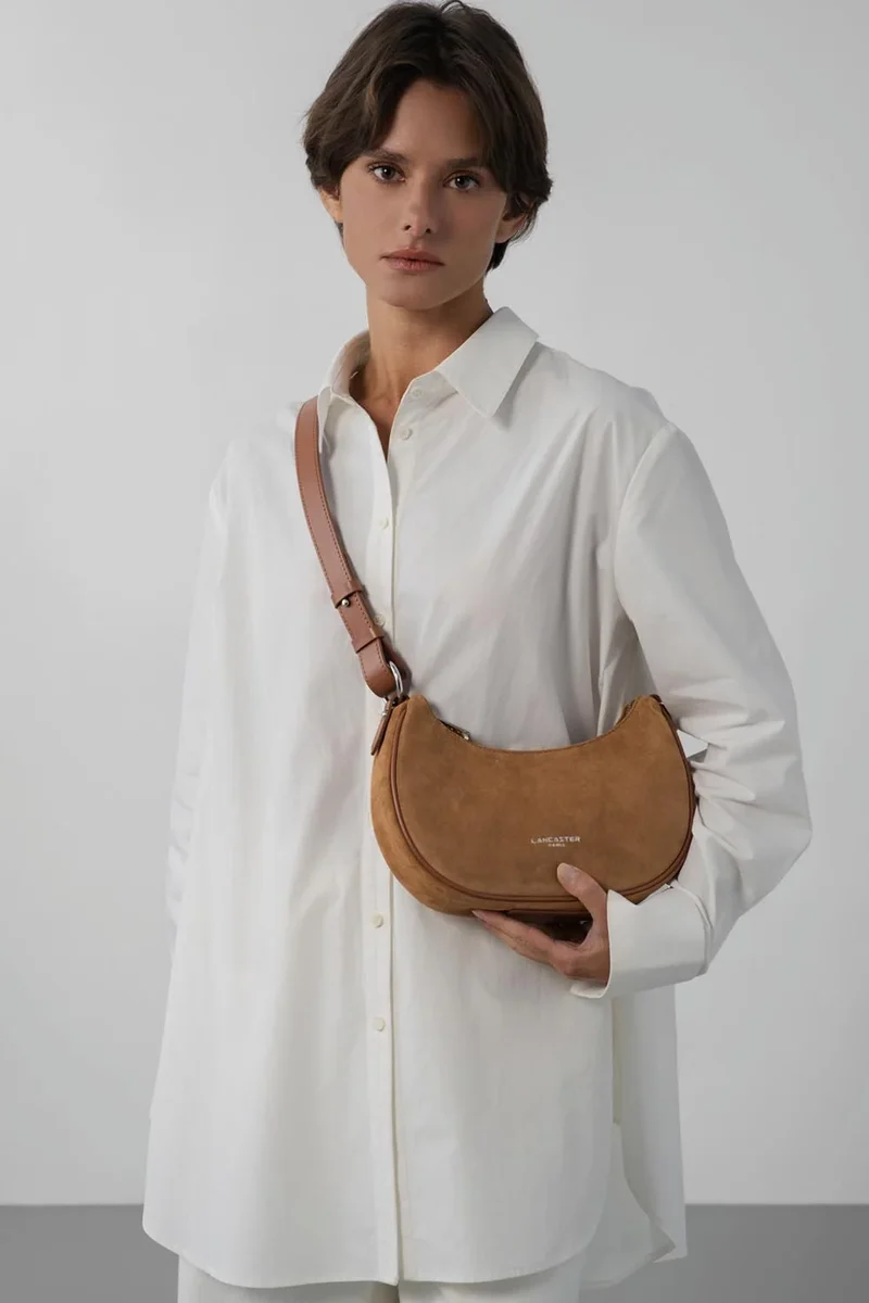 Petit Sac Besace Lancaster Suède 480-081