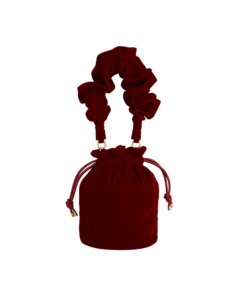 Ruby Red Bucket Bag