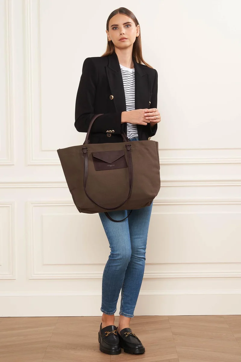 Très grand sac cabas épaule - Canvas Conscious