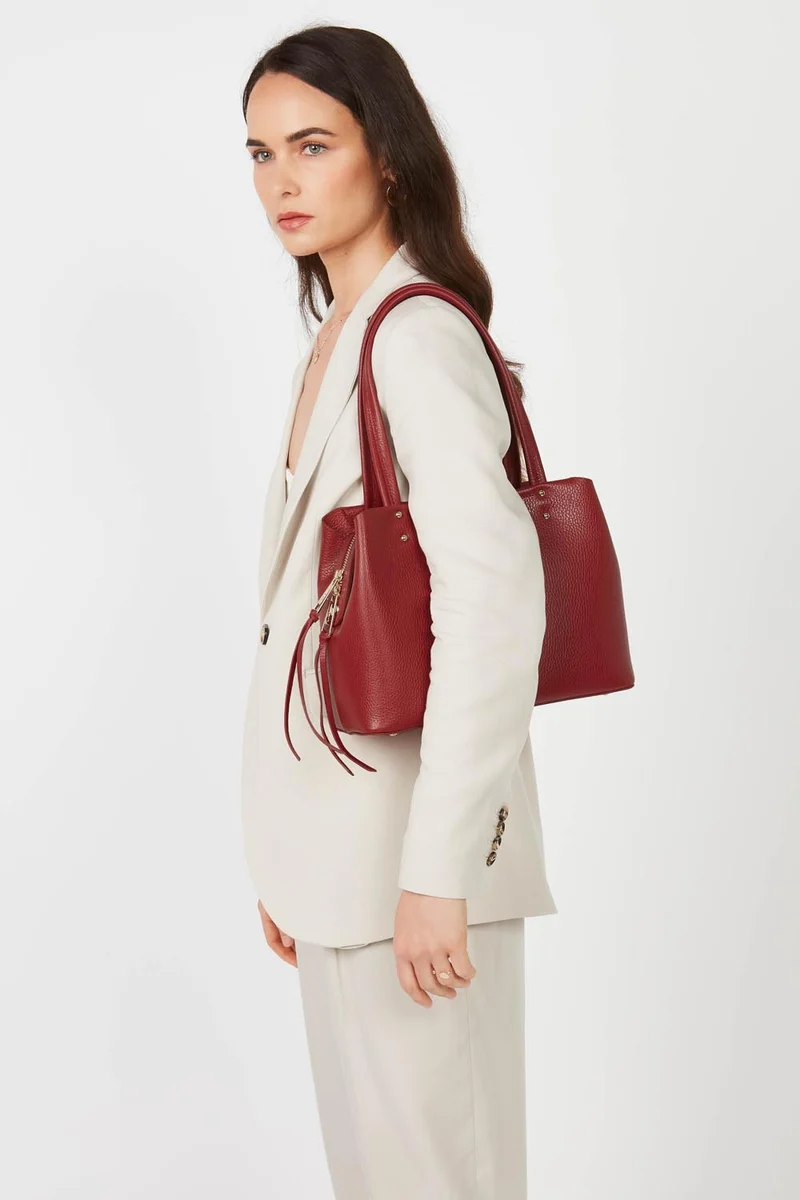 Sac cabas épaule - Foulonné Double