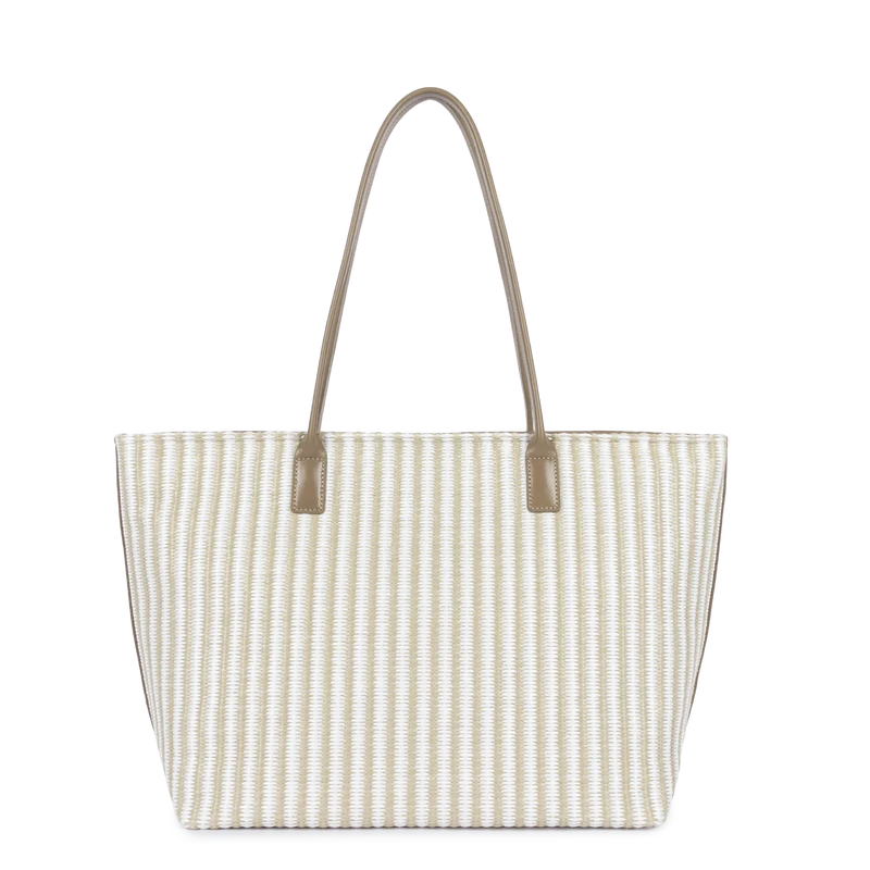 Sac cabas épaule - KBA Marinière Osier