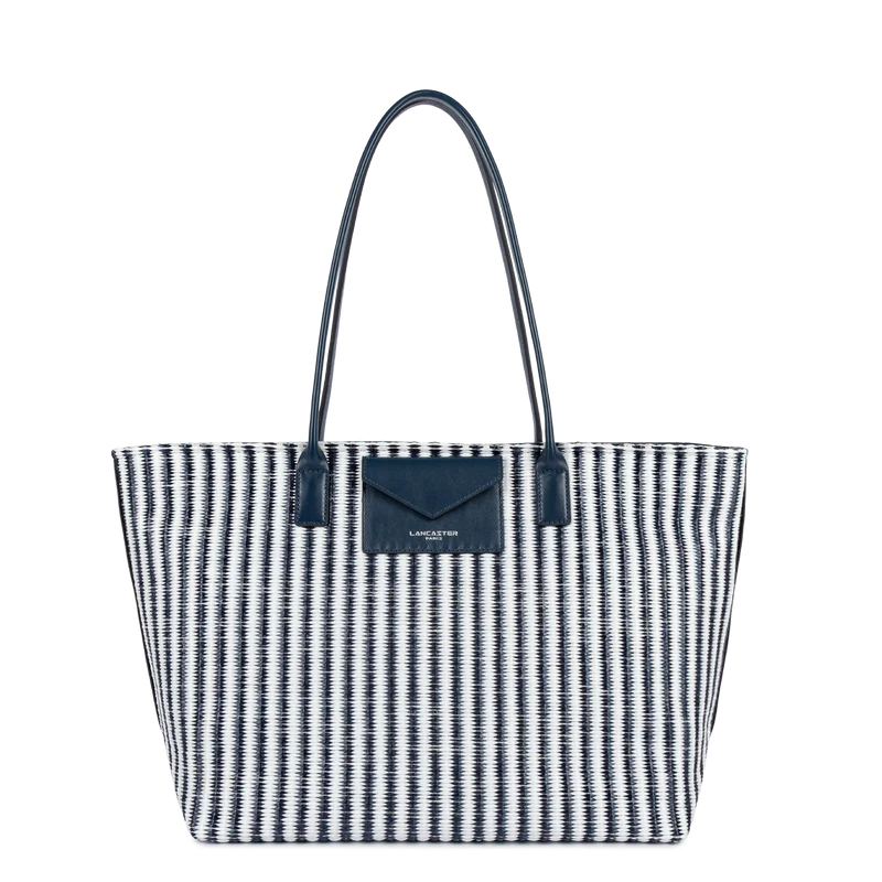 Sac cabas épaule - KBA Marinière Osier