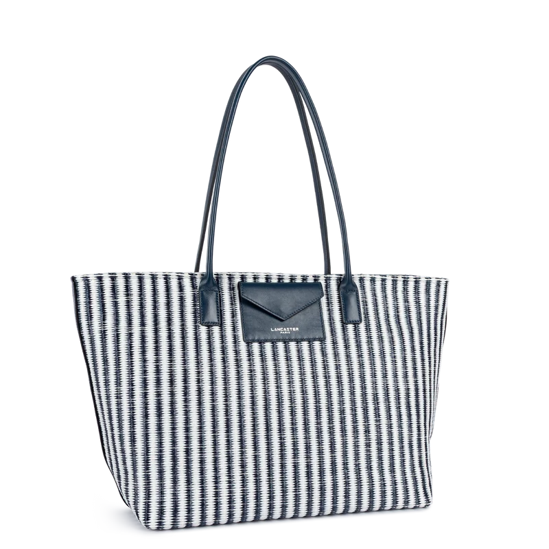 Sac cabas épaule - KBA Marinière Osier