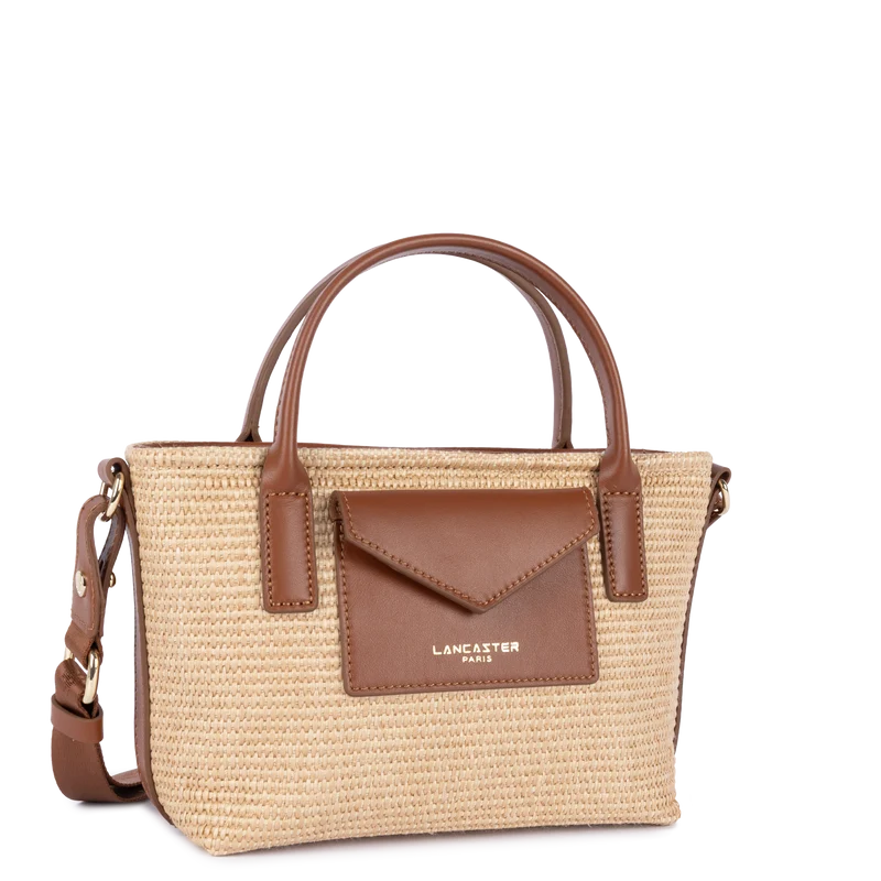 Mini sac cabas main - KBA Marinière Osier