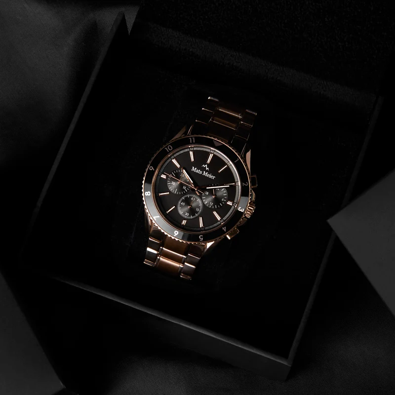 Mats Meier Ponte Dei Salti Hommes Montre Or rose MM00510