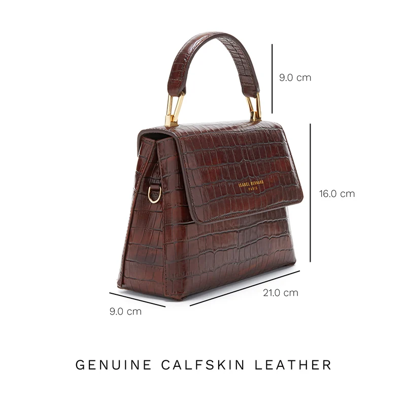 Isabel Bernard Femme Forte Sac à Main Marron IB21013
