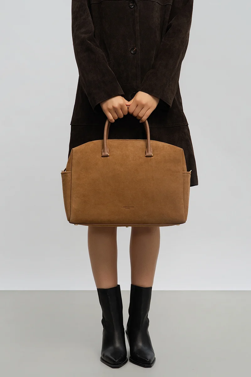 Sac cabas main - Suède Cube
