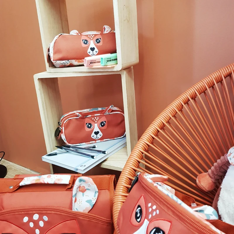 Trousse scolaire simple Mélimélos la biche