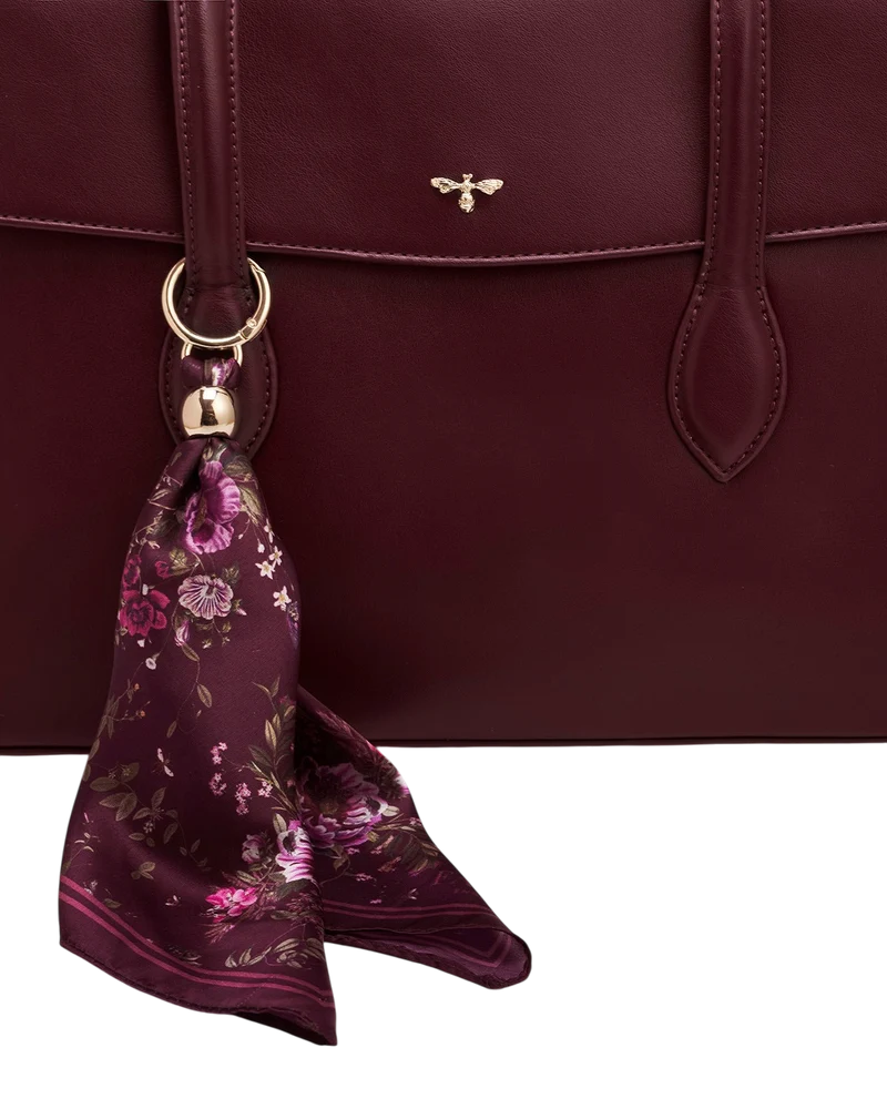 Romilly Shoulder Bag in Burgundy