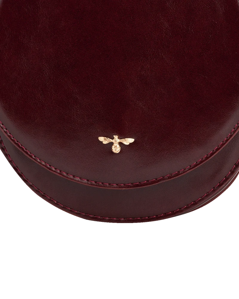 Cherry Red Saddle Bag