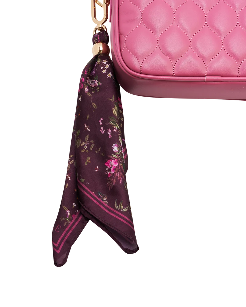 Alice Quilted Camera Bag in Rose Pink