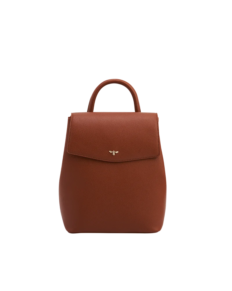 Laura Small Backpack in Tan
