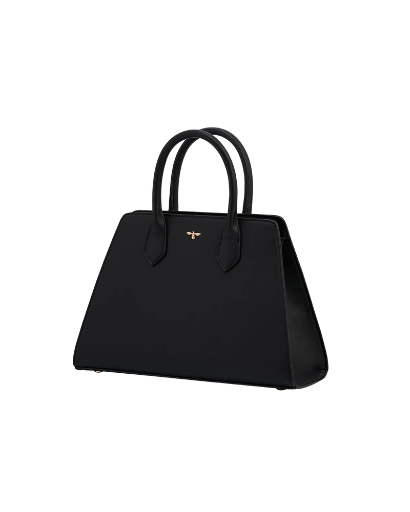 Grace Structured Tote Bag in Black