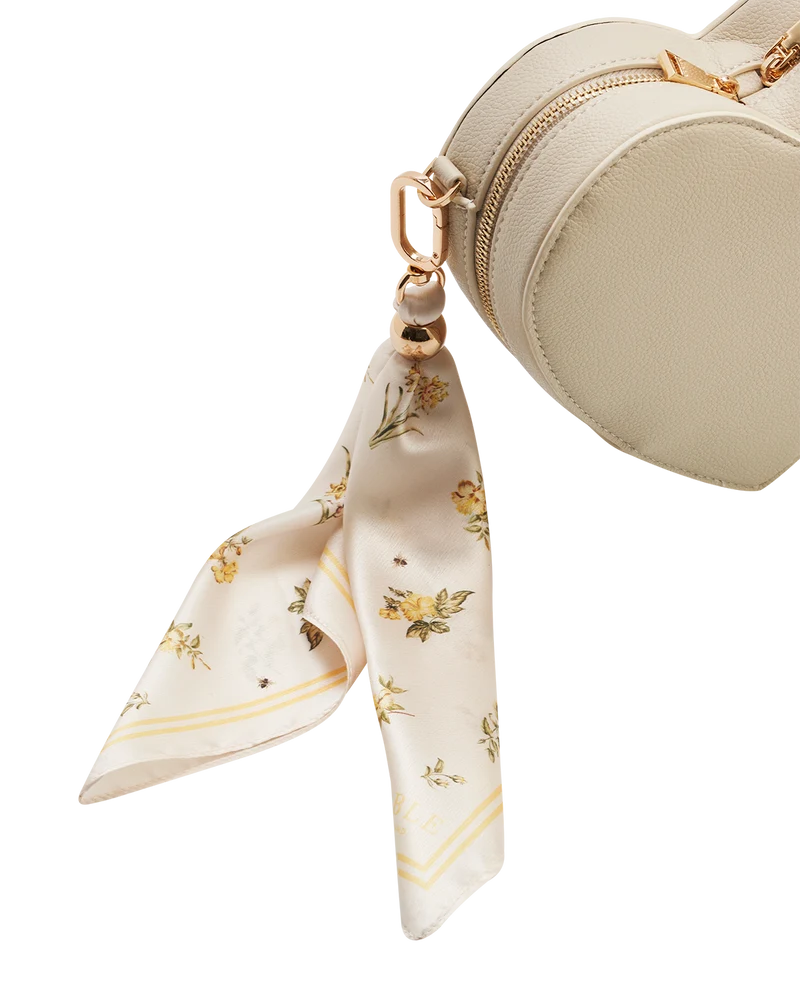Heart Crossbody Bag in Stone