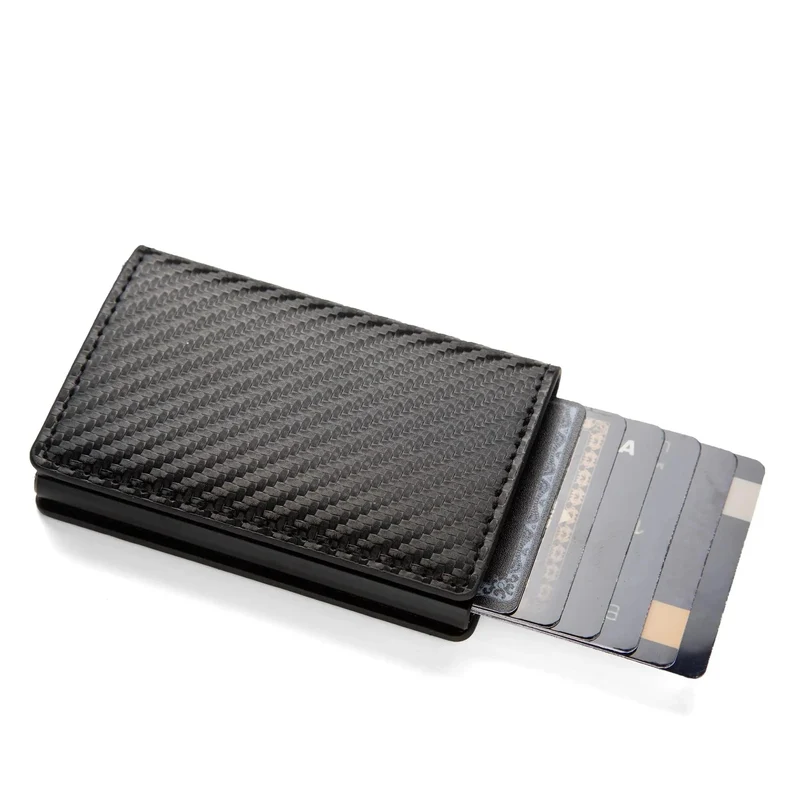 Porte-Cartes Anti-RFID Slim — Protection Bancaire