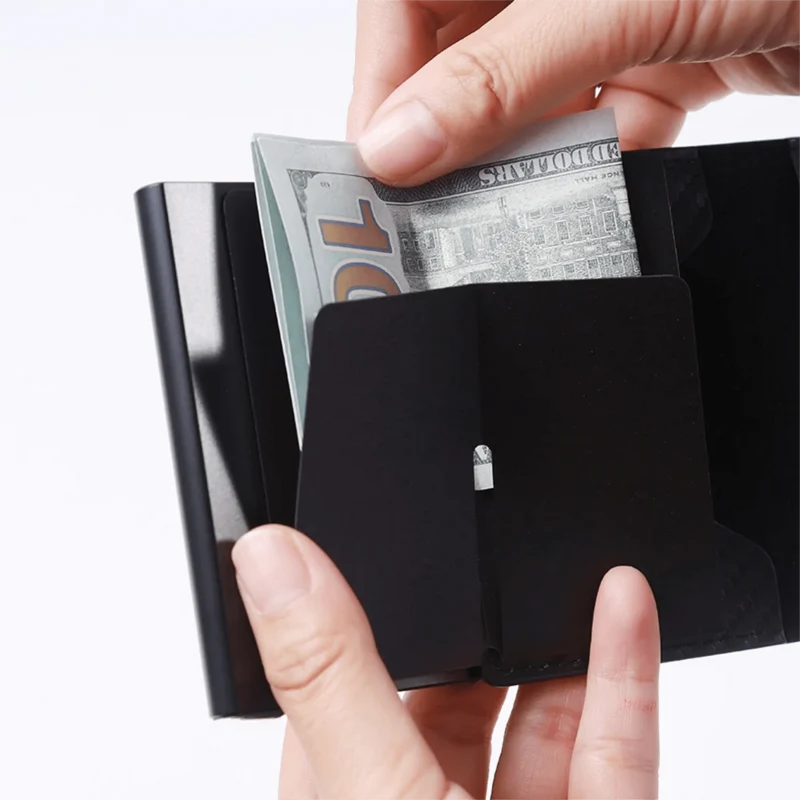 Porte-Cartes Anti-RFID Slim — Protection Bancaire
