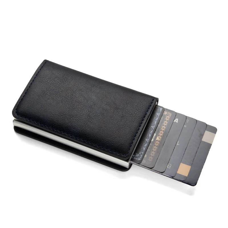 Porte-Cartes Anti-RFID Slim — Protection Bancaire