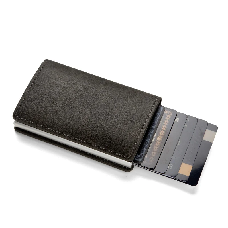 Porte-Cartes Anti-RFID Slim — Protection Bancaire