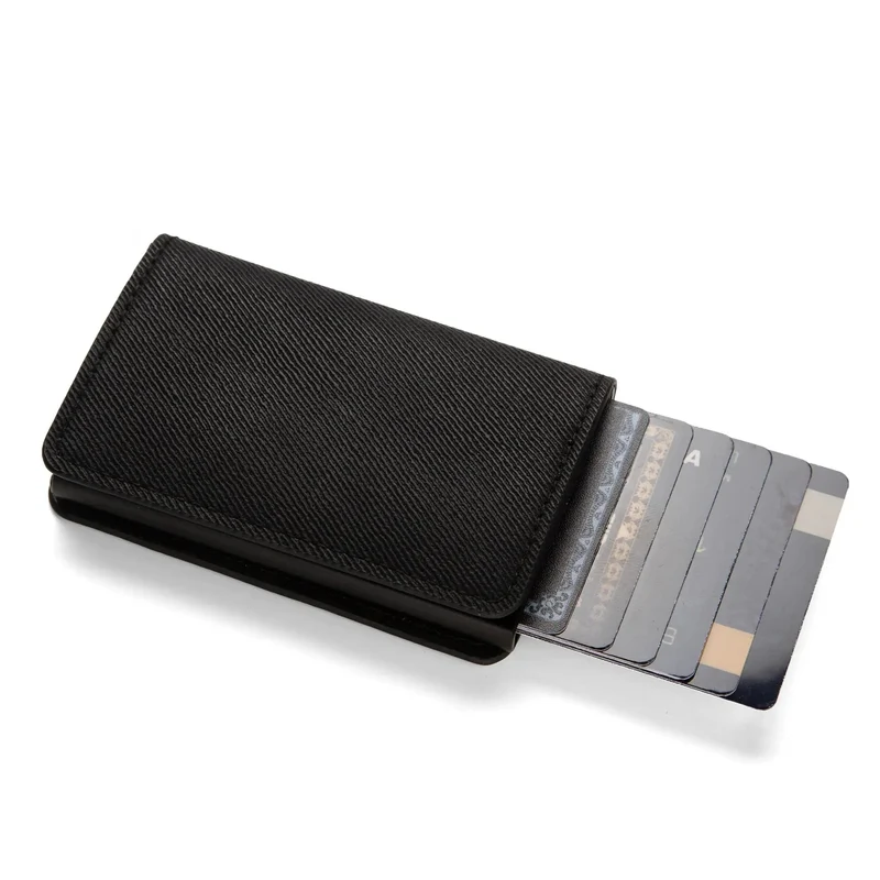 Porte-Cartes Anti-RFID Slim — Protection Bancaire