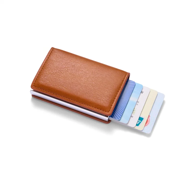 Porte-Cartes Anti-RFID Slim — Protection Bancaire