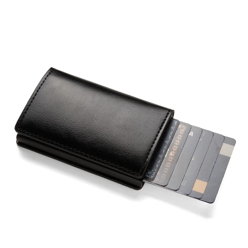 Porte-Cartes Anti-RFID Slim — Protection Bancaire