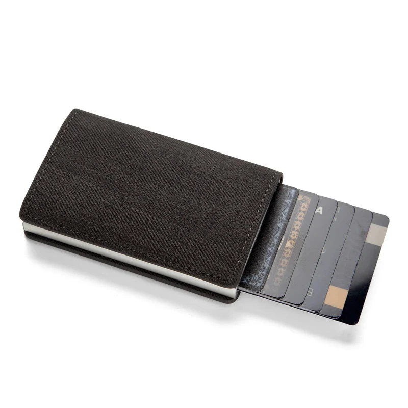 Porte-Cartes Anti-RFID Slim — Protection Bancaire