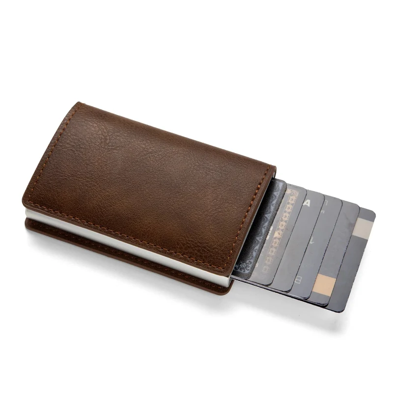 Porte-Cartes Anti-RFID Slim — Protection Bancaire
