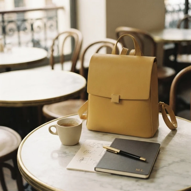 Sac à dos femme moderne microfibre
