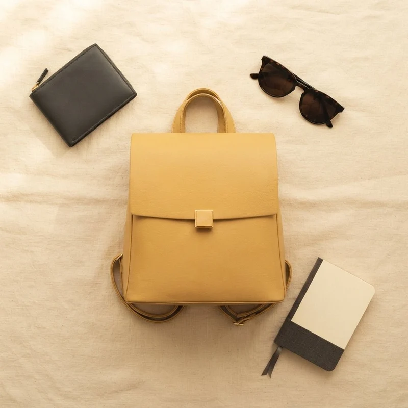 Sac à dos femme moderne microfibre