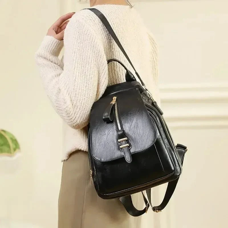 Sac à dos femme élégant cuir PU