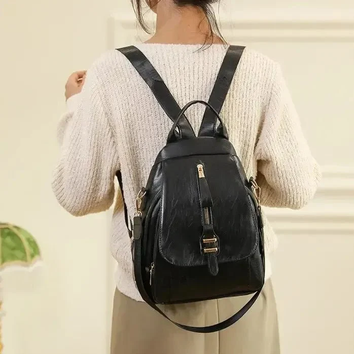 Sac à dos femme élégant cuir PU