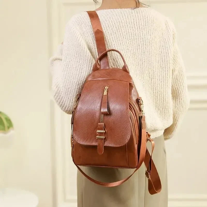 Sac à dos femme élégant cuir PU
