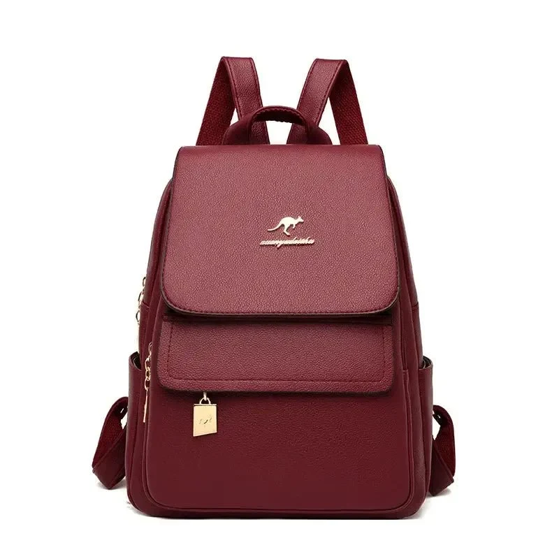 Sac à dos femme multipoche simili cuir