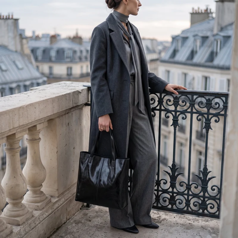 Sac cabas cuir vintage femme affaires