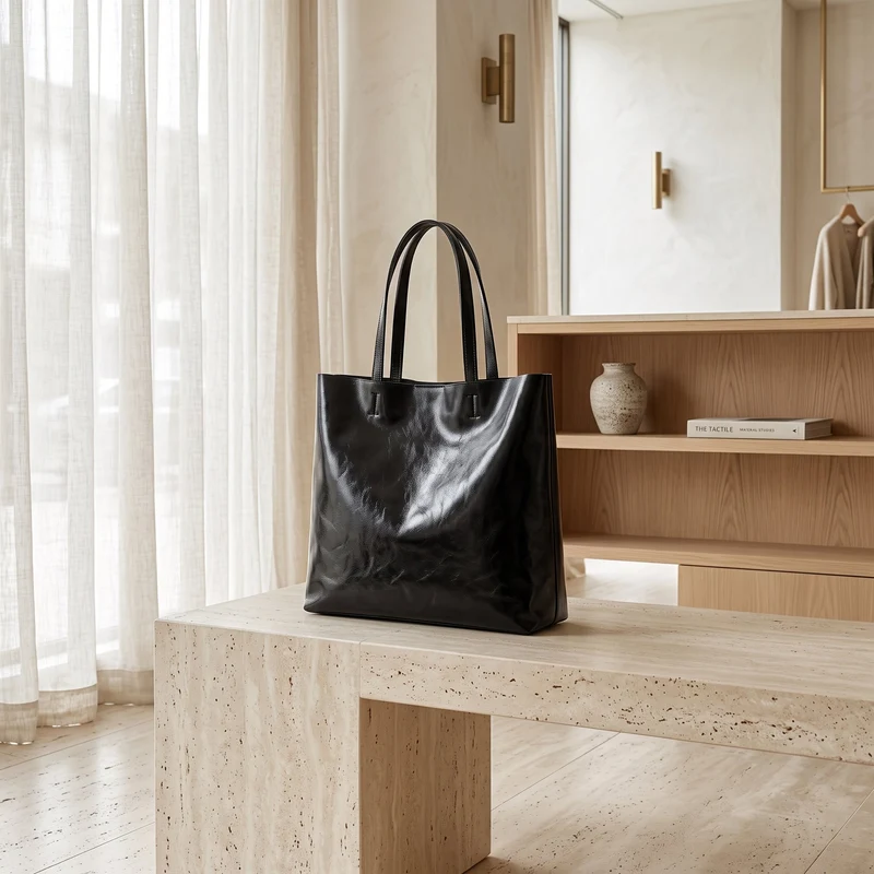 Sac cabas cuir vintage femme affaires
