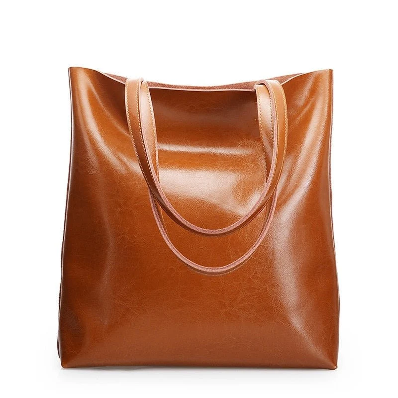 Sac cabas cuir vintage femme affaires