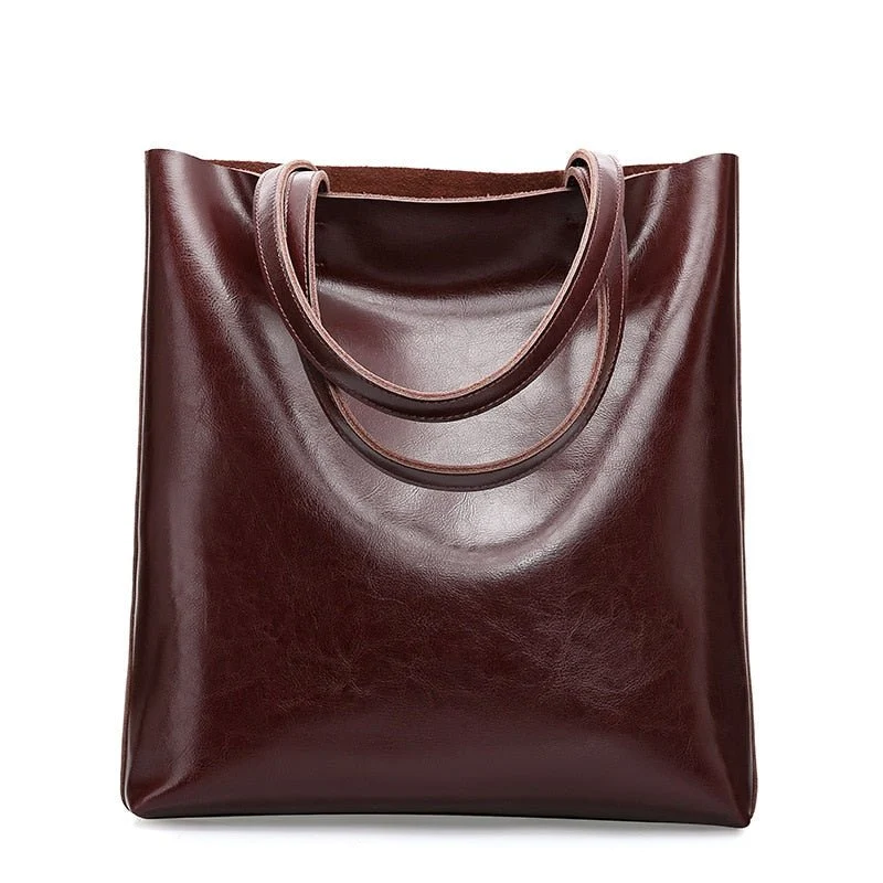 Sac cabas cuir vintage femme affaires