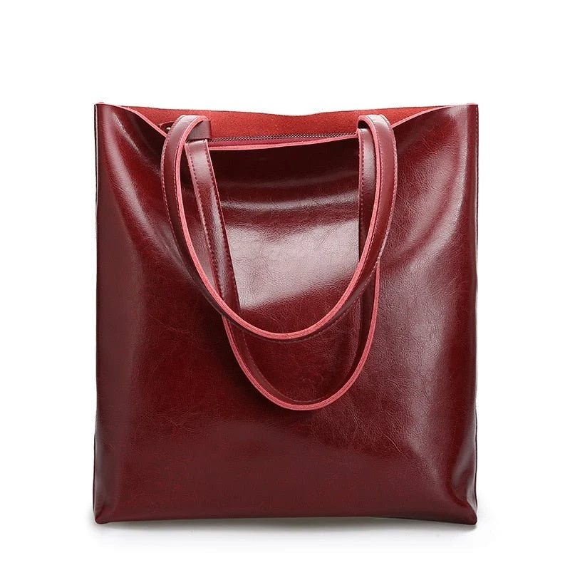 Sac cabas cuir vintage femme affaires
