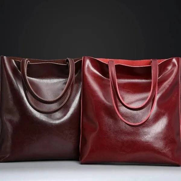 Sac cabas cuir vintage femme affaires