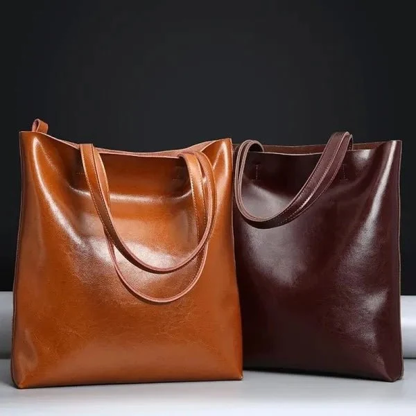 Sac cabas cuir vintage femme affaires
