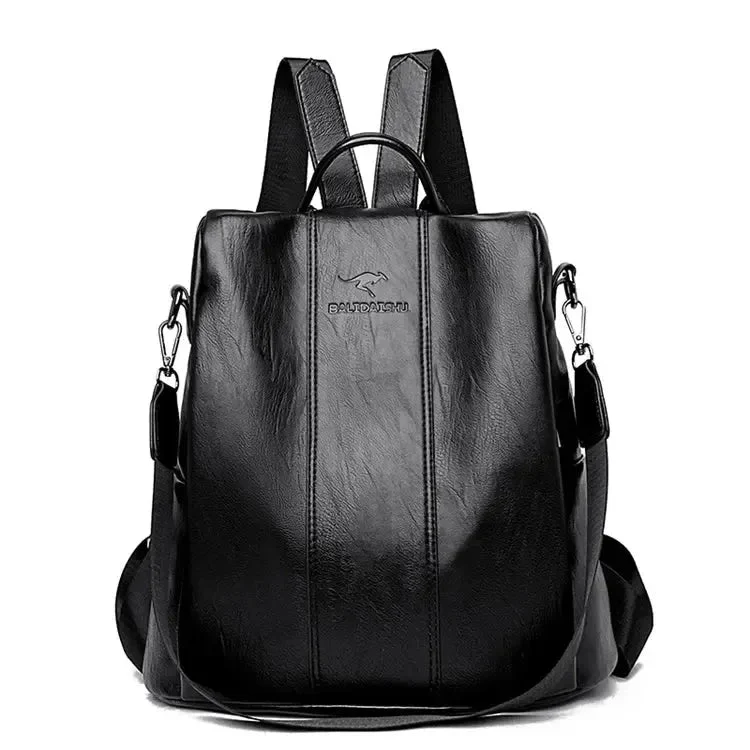 Sac à dos femme cuir luxe anti-vol