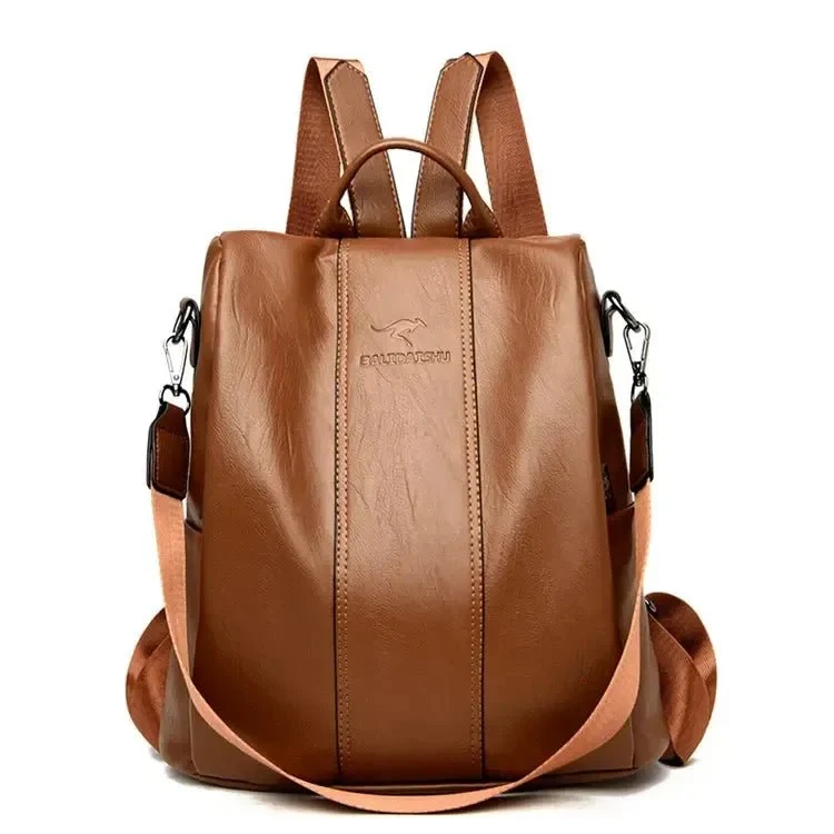 Sac à dos femme cuir luxe anti-vol
