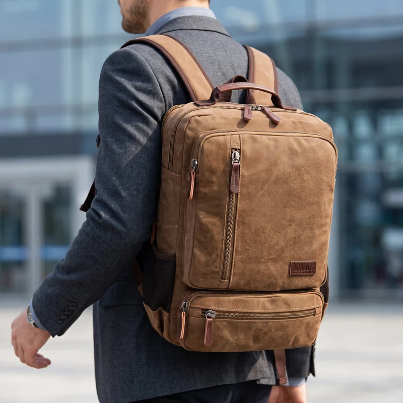 Sac à Dos Homme Vintage Ordi 16"