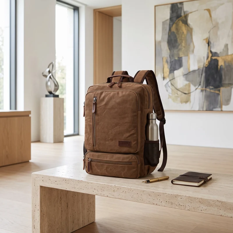 Sac à Dos Homme Vintage Ordi 16"