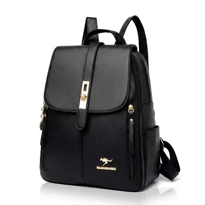 Sac à dos vintage chic 20L, cuir synthétique